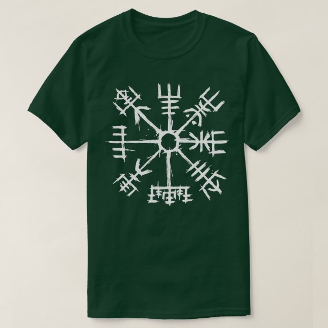 Viking Compass Vegvisir T-Shirt (Design Front)