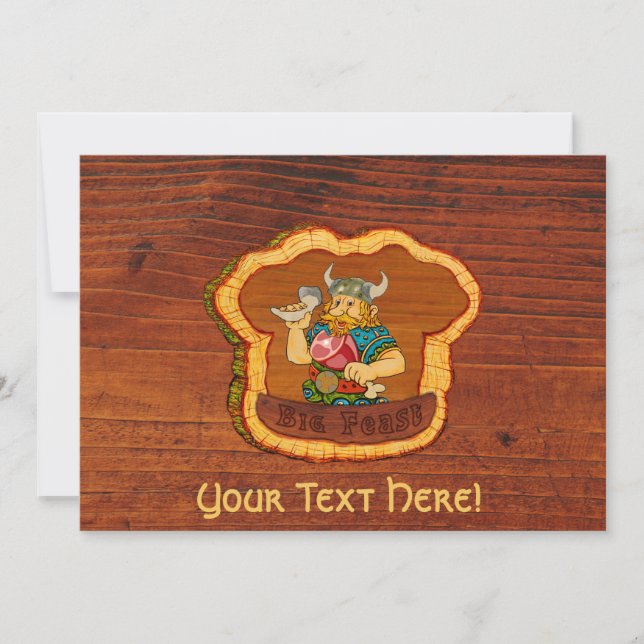 Viking Customizable Invitation (Front)