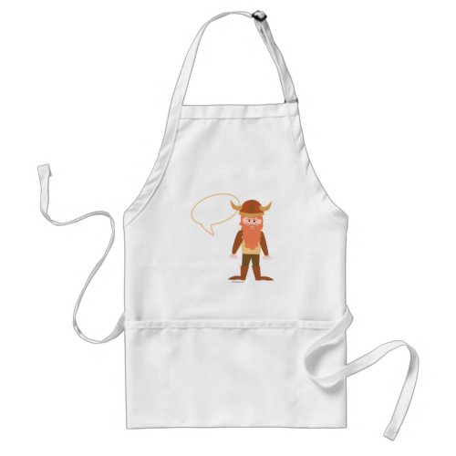 Viking Cute Cartoon Character Design Art Adult Apron