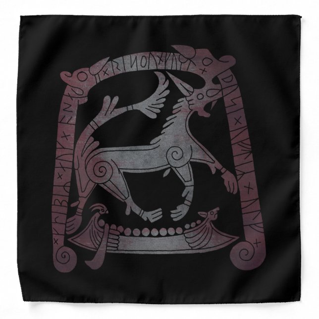 Viking design #3 bandana (Front)