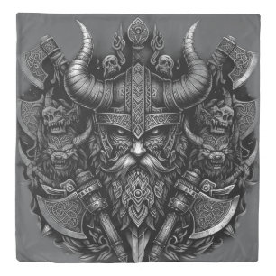 Viking design duvet cover