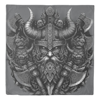 Viking design duvet cover