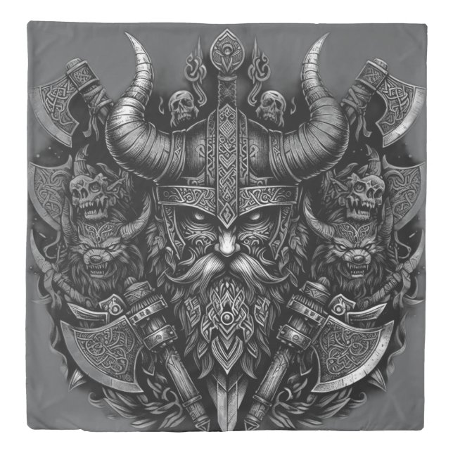 Viking design duvet cover (Front)