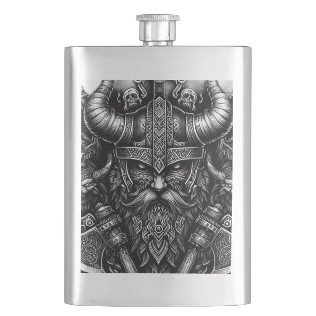 Viking design flask (Front)