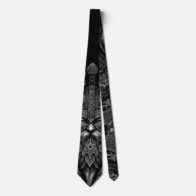 Viking design neck tie (Front)
