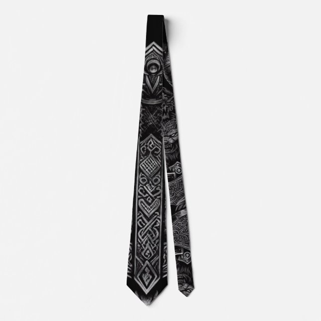 Viking design neck tie (Front)