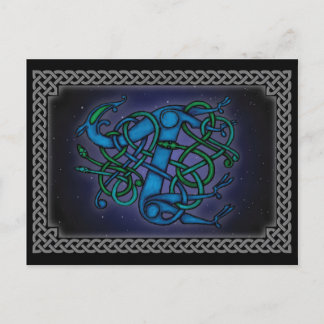 Viking Design postcard - Urnes beast