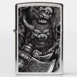Viking design zippo lighter
