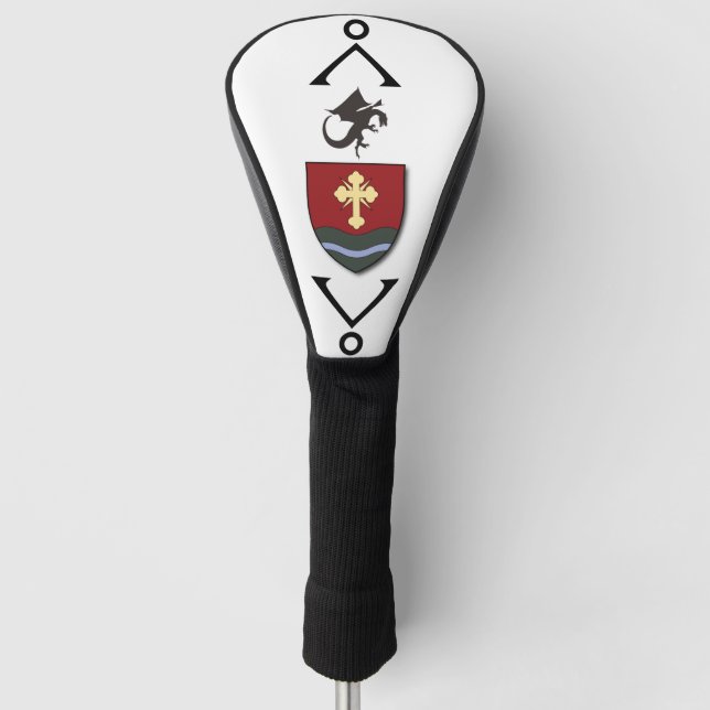 Viking era Nordic style Fantasy Art Golf Head Cover (Front)