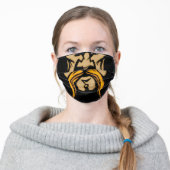 Viking Face Adult Cloth Face Mask (Worn)