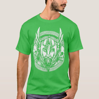 Viking Face Drawing T-Shirt