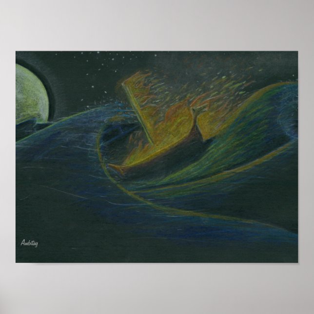 "Viking Funeral" Poster (Front)