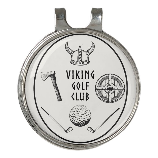 Viking Golf Club Hat Clip (Front)