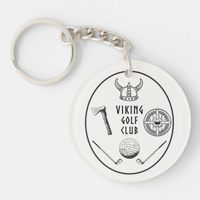Viking Golf Club Keychain (Front)