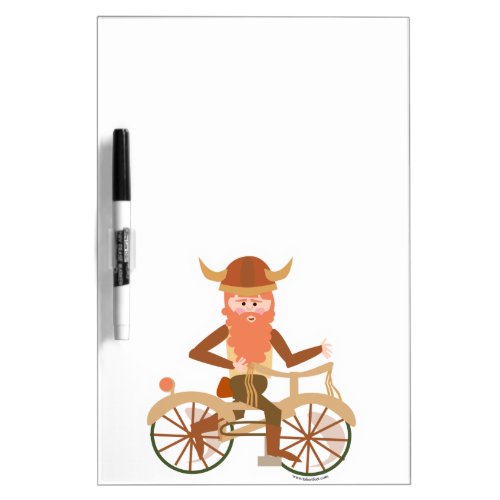 Viking Gone Biking Dry Erase Board