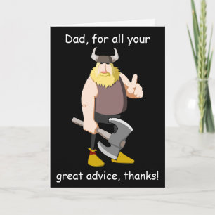 Viking Happy Father's Day Card
