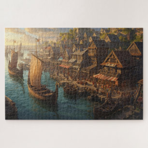 Viking Harbor Jigsaw Puzzle