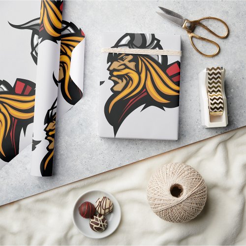 Viking Head Wrapping Paper