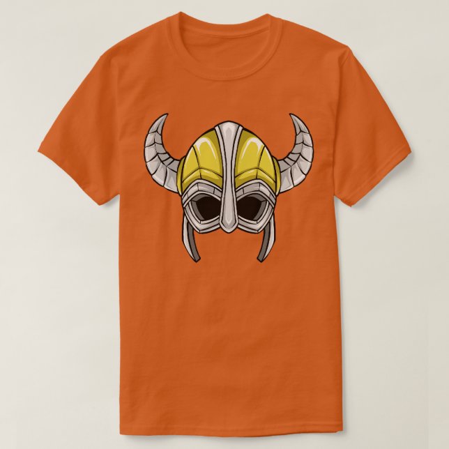 Viking Helmet Vikings Norse Mythology T-Shirt (Design Front)