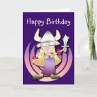 Happy Birthday Viking Birthday Card | Zazzle.com