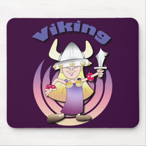 Viking Heroine Mouse Pad