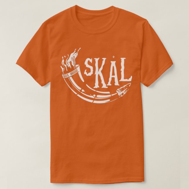 Viking horn skal T-Shirt (Design Front)