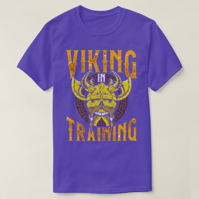 Viking In Training Vikings T-Shirt (Design Front)