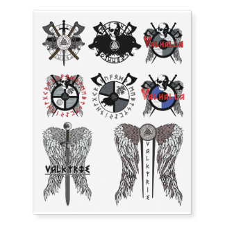 Viking Inspired  Temporary Tattoos