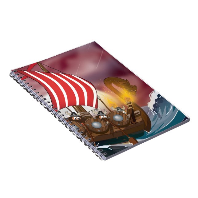 Viking Invasion Fleet Notebook (Right Side)