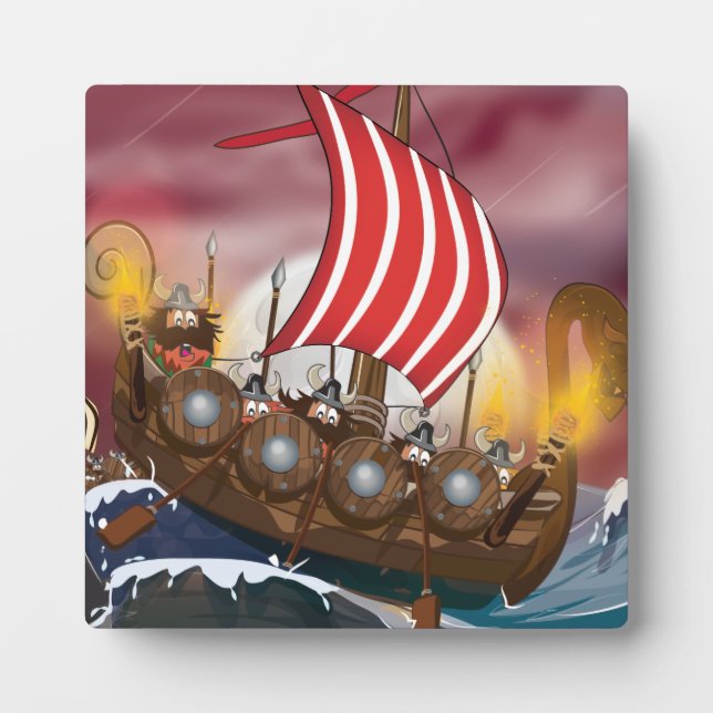 Viking Invasion Fleet Plaque (Front)