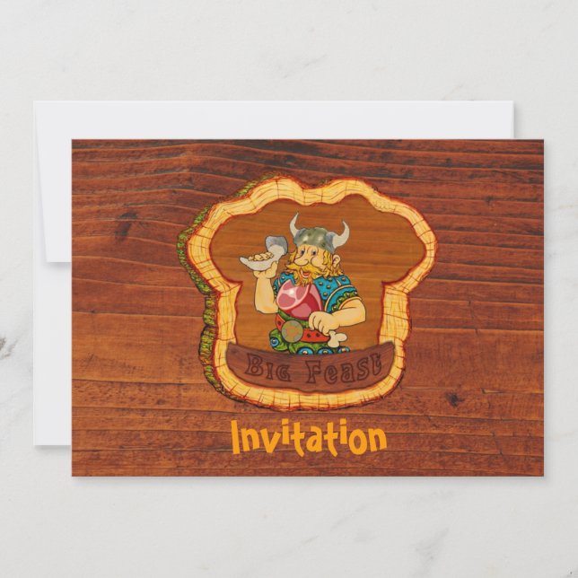 Viking Invitation Postcard (Front)