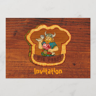 Viking Invitation Postcard
