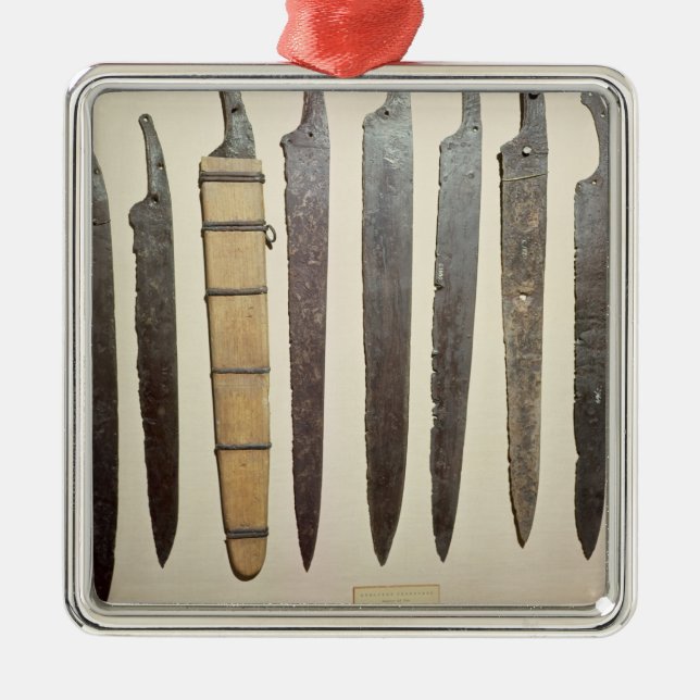 Viking iron blades for swords metal ornament (Front)