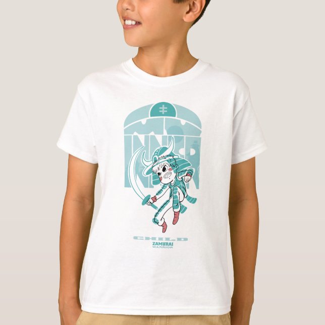Viking Kid With Sword T-Shirt (Front)