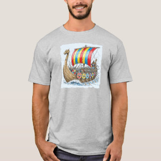 Viking Longboat in color T-Shirt