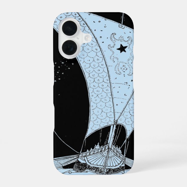 Viking Longship Sailboat Iphone Case (Back)
