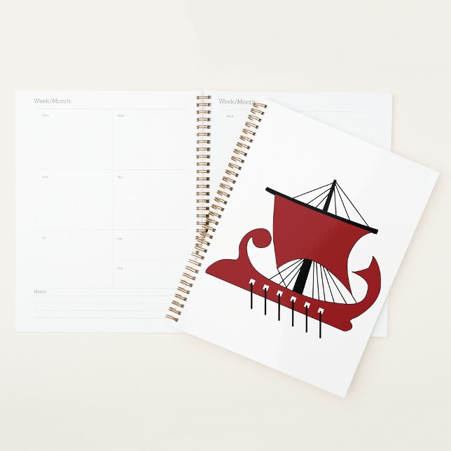 Viking Longship Silhouette Drakkar Ship  Planner (Creator Uploaded)
