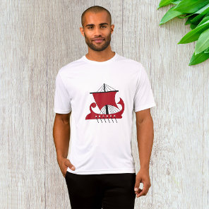 Viking Longship Silhouette Drakkar Ship  T-Shirt