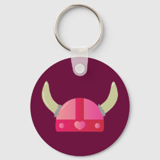 Viking Love Helmet Keychain