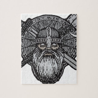 viking man germanic nordic norse runic jigsaw puzzle