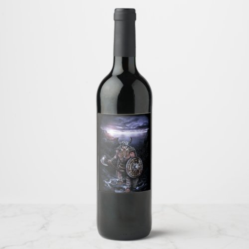 VIKING MEAD NORDIC NORSE BOTTLE LABEL