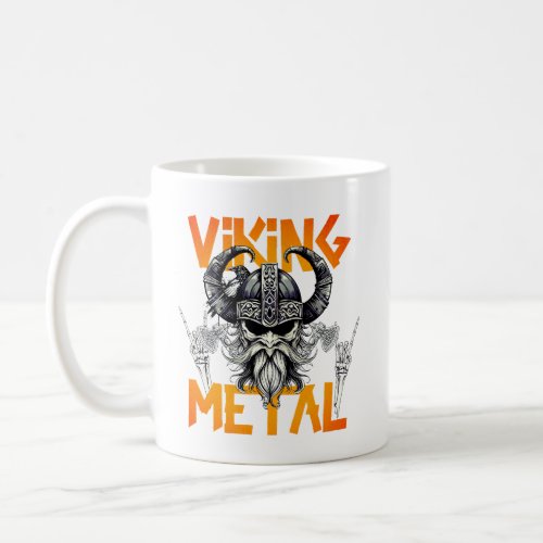 Viking Metal Hard Rock Heavy Metal Headbanger Mug