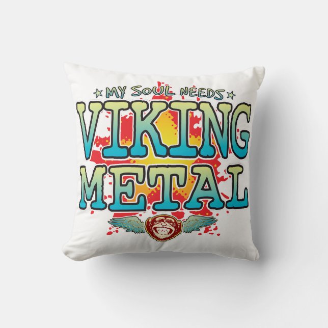 Viking Metal Soul Cushion (Front)
