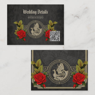 Viking mystical charm with elegant Celtic knots.  Enclosure Card