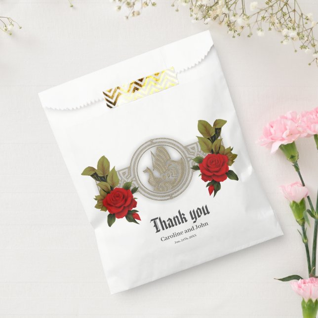 Viking mystical charm with elegant Celtic knots.  Favor Bag (Sealed)