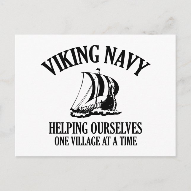 Viking Navy Postcard (Front)