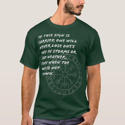 Viking Nordic Compass Icelandic magical stave _ Ve T_Shirt