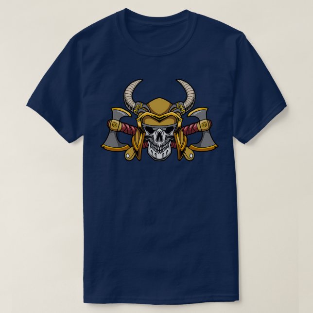 Viking Nordic Warrior Valhalla 6 T-Shirt (Design Front)