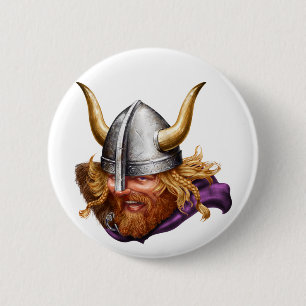 Viking, Norse, Norsemen Button