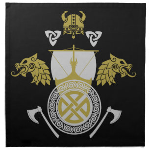 Viking Norsemen Cloth Napkin